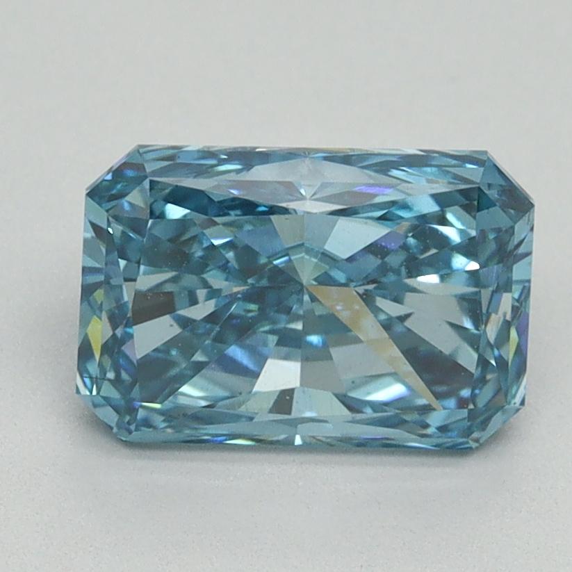 2.05 Ct. Fancy Vivid Blue Radiant Lab Grown Diamond