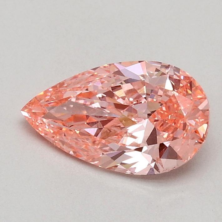 0.52 Ct. Fancy Vivid Pink Pear Lab Grown Diamond