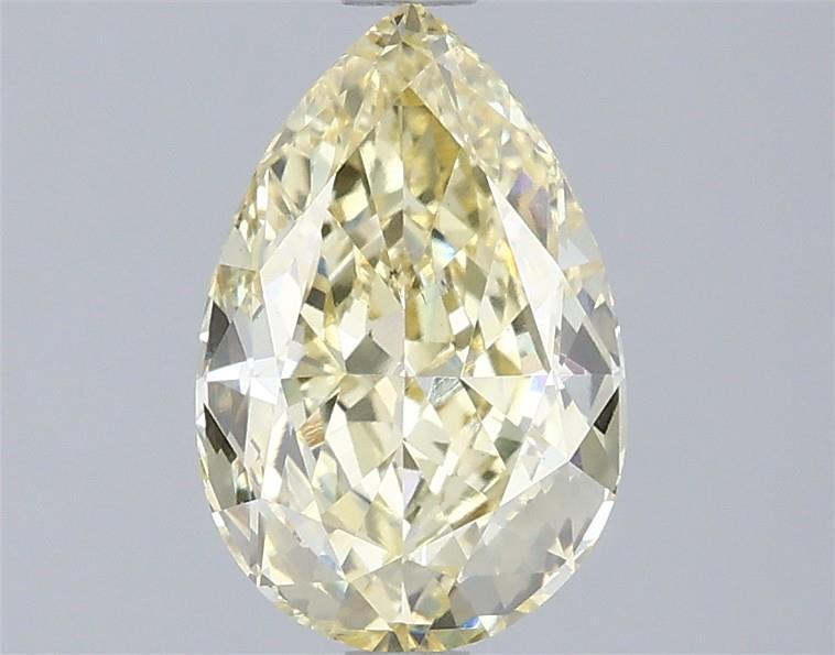 1.96 Ct. Fancy Intense Yellow Pear Lab Grown Diamond