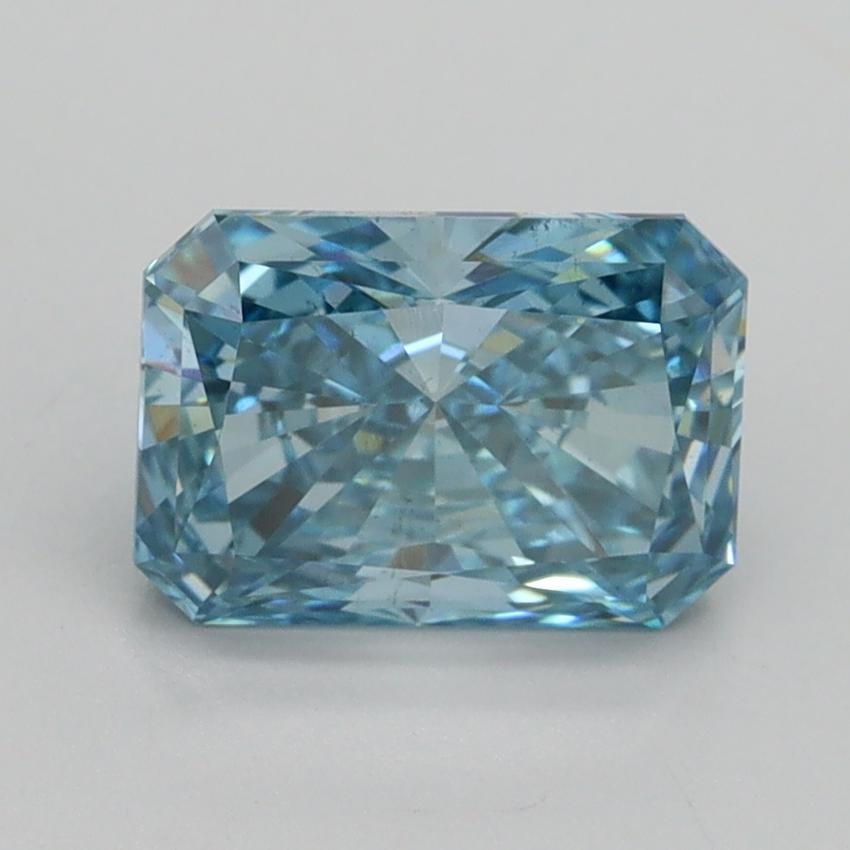 1.75 Ct. Fancy Vivid Blue Radiant Lab Grown Diamond