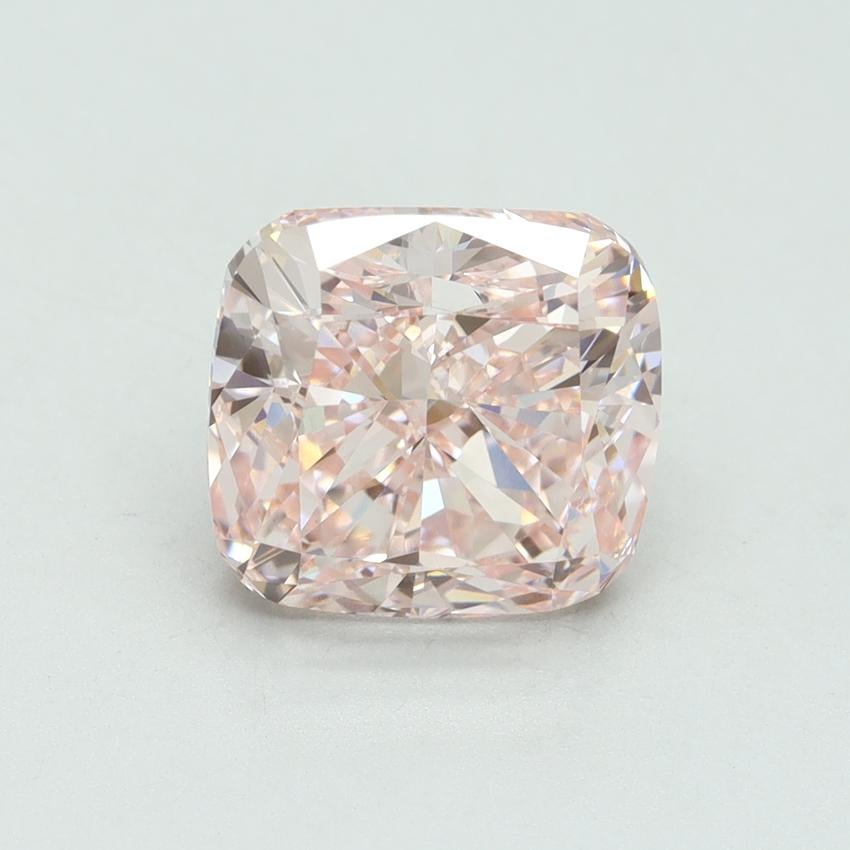 4.00 Ct. Fancy Intense Pink Cushion Lab Grown Diamond