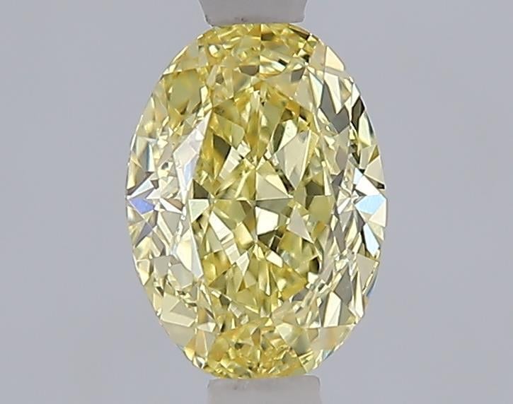 1.10 Ct. Fancy Intense  Yellow Oval Lab Grown Diamond