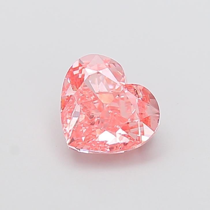 2.03 Ct. Fancy Vivid  Pink Heart Lab Grown Diamond
