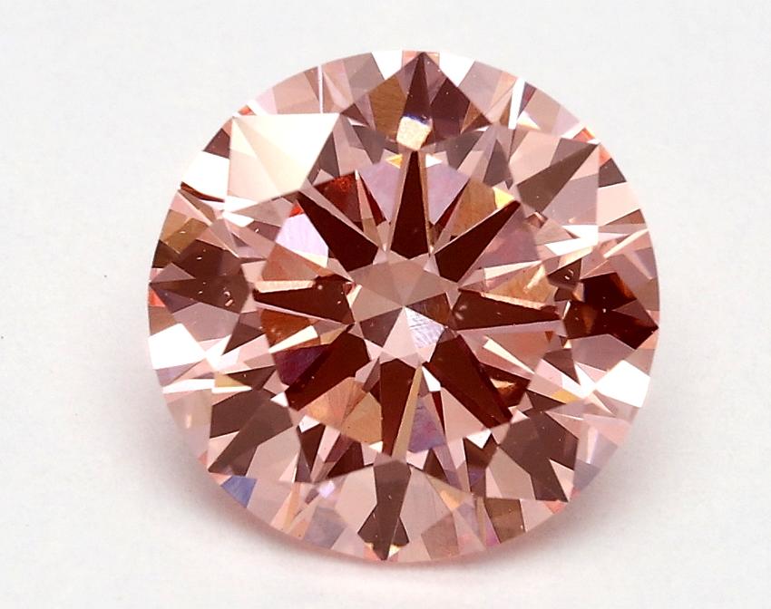 1.70 Ct. Fancy Vivid Pink Round Lab Grown Diamond