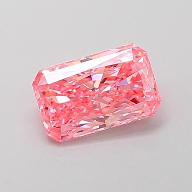1.03 Ct. Fancy Vivid Pink Radiant Lab Grown Diamond