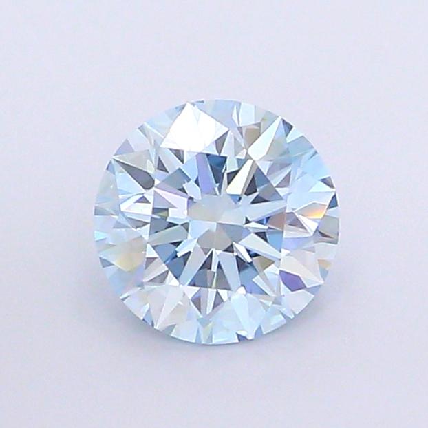 1.54 Ct. Fancy Intense Blue Round Lab Grown Diamond