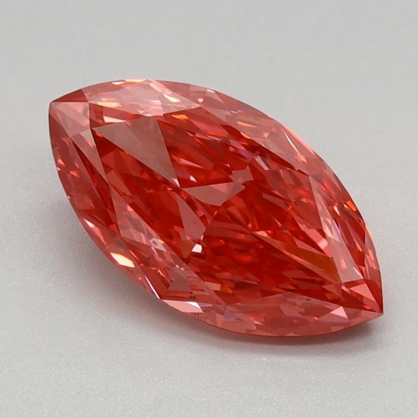 1.13 Ct. Fancy Vivid Pink Marquise Lab Grown Diamond