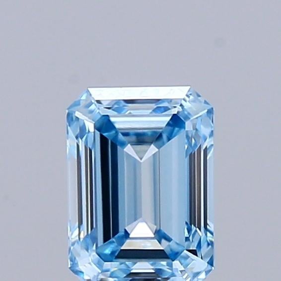 0.50 Ct. Fancy Intense Blue Emerald Lab Grown Diamond