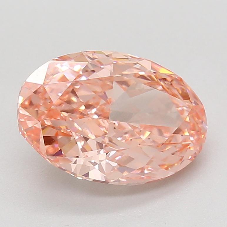 3.59 Ct. Fancy Vivid Pink Oval Lab Grown Diamond