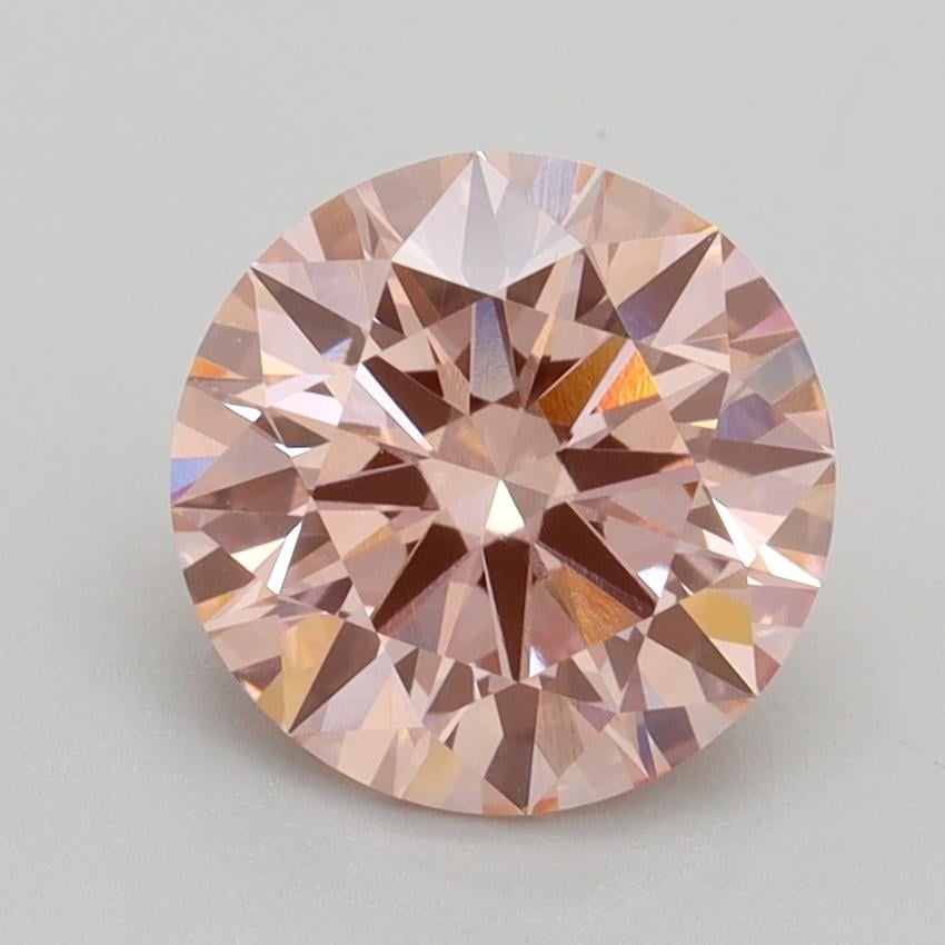 2.24 Ct. Fancy Intense Pink Round Lab Grown Diamond