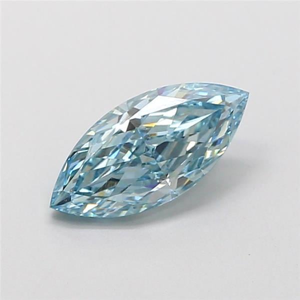 1.00 Ct. Fancy Vivid Blue Marquise Lab Grown Diamond