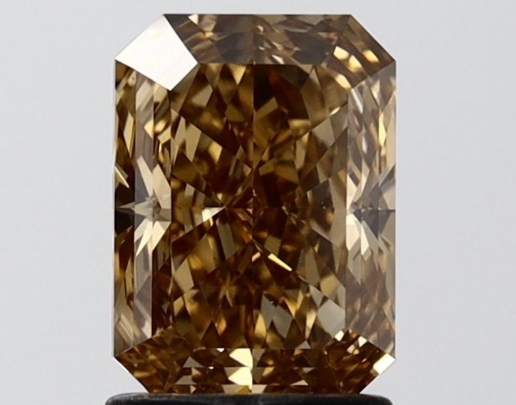 1.77 Ct. Fancy Light Brown Radiant Lab Grown Diamond