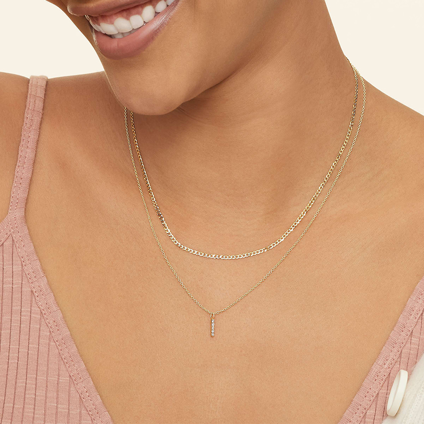 14k Yellow Gold .42mm Curb Link Chain Necklace – 18 Inch, Made In USA