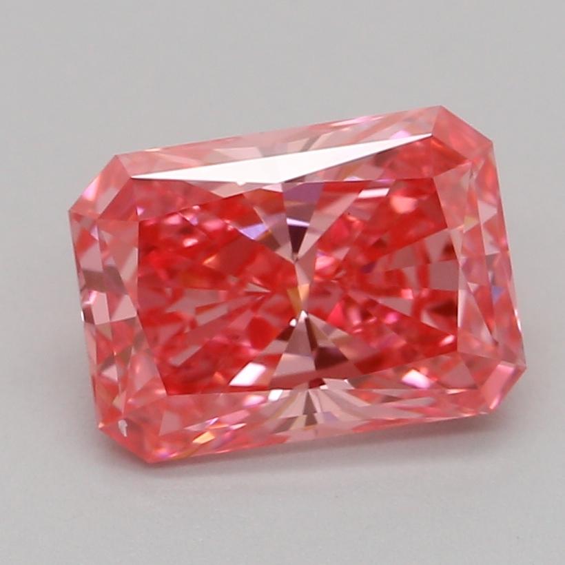 1.03 Ct. Fancy Vivid Pink Radiant Lab Grown Diamond