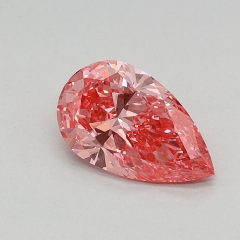 0.41 Ct. Fancy Vivid Pink Pear Lab Grown Diamond