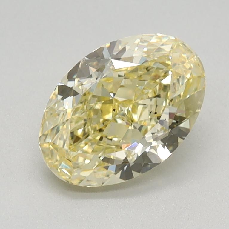 1.06 Ct. Fancy Intense Yellow Oval Lab Grown Diamond