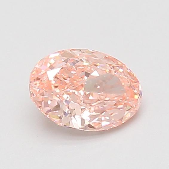 0.70 Ct. Fancy Vivid Pink Oval Lab Grown Diamond