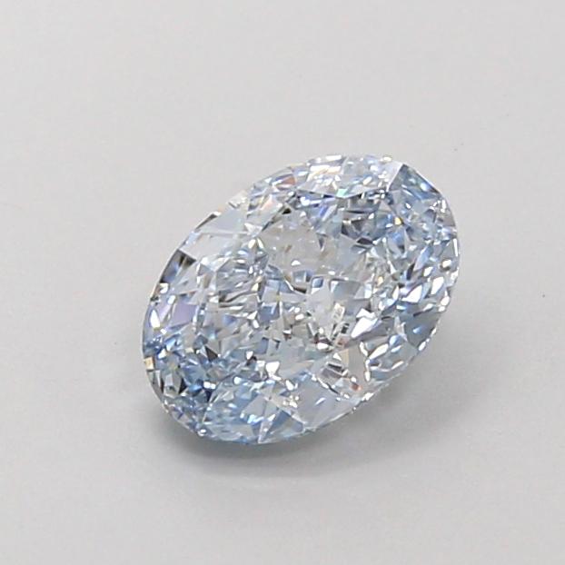 1.02 Ct. Fancy Vivid Blue Oval Lab Grown Diamond