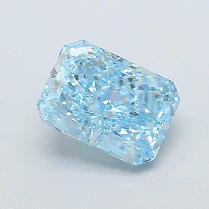 1.85 Ct. Fancy Vivid  Blue Radiant Lab Grown Diamond