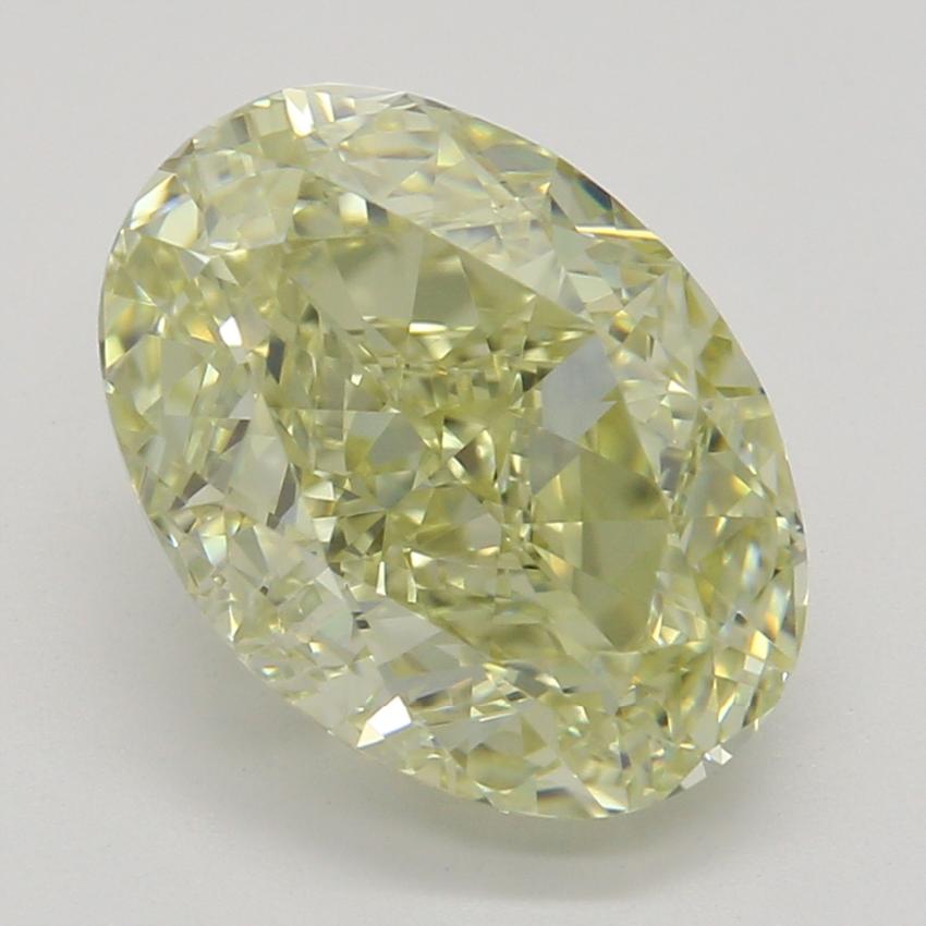 2.30 Ct. Fancy Light Yellow Oval Diamond