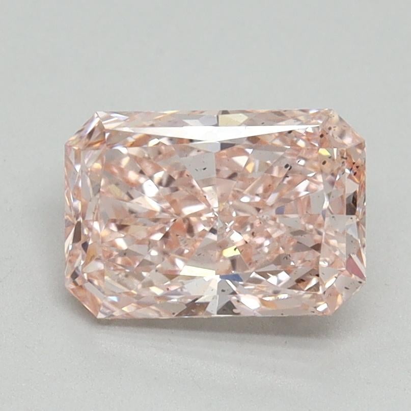 1.31 Ct. Fancy Intense Pink Radiant Lab Grown Diamond