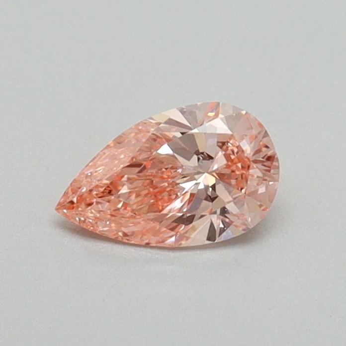 0.32 Ct. Fancy Vivid Pink Pear Lab Grown Diamond