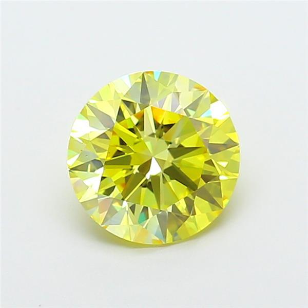2.01 Ct. Fancy Intense  Yellow Round Lab Grown Diamond