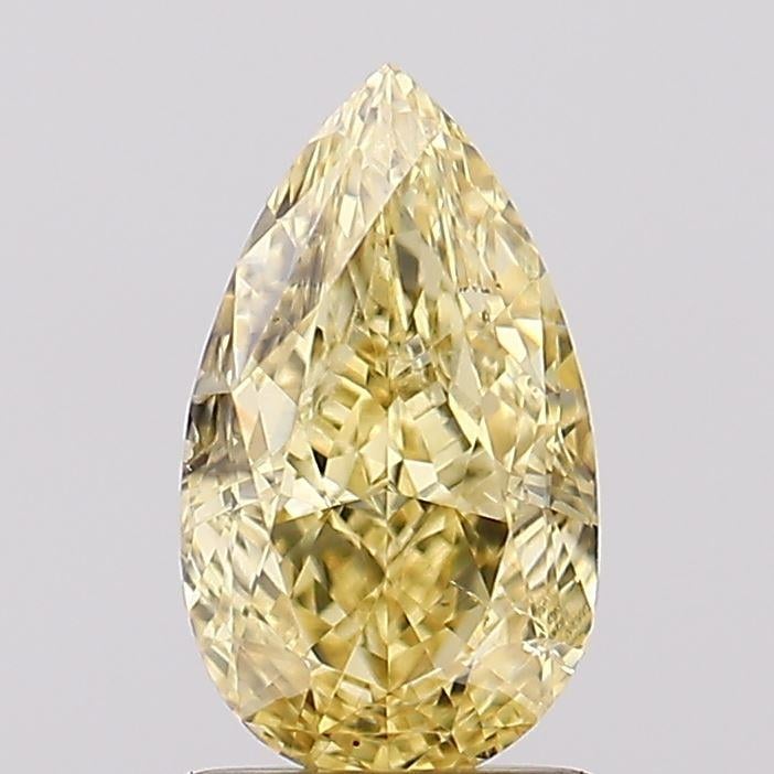 1.05 Ct. Fancy Intense Yellow Pear Lab Grown Diamond