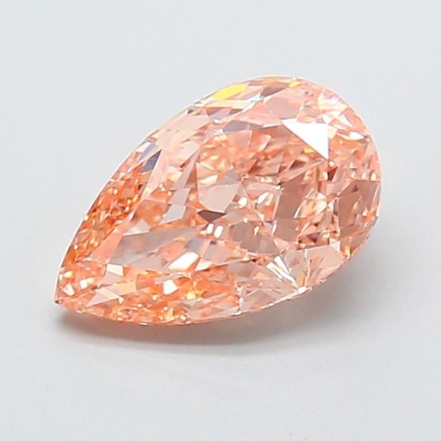 2.01 Ct. Fancy Intense Brownish Orange Pear Lab Grown Diamond