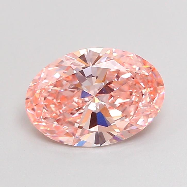 1.40 Ct. Fancy Intense Pink Oval Lab Grown Diamond