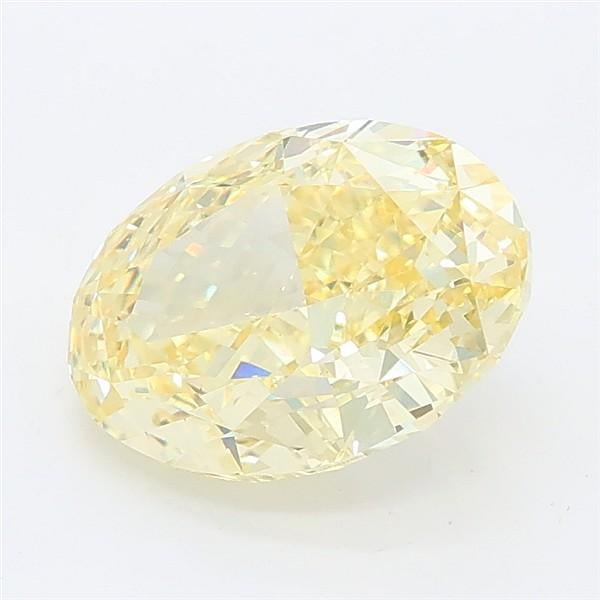 2.36 Ct. Fancy Intense Yellow Oval Lab Grown Diamond