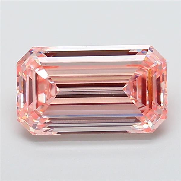 5.04 Ct. Fancy Intense Pink Emerald Lab Grown Diamond