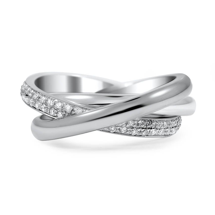 Custom Diamond Entwined Trio Ring | Brilliant Earth