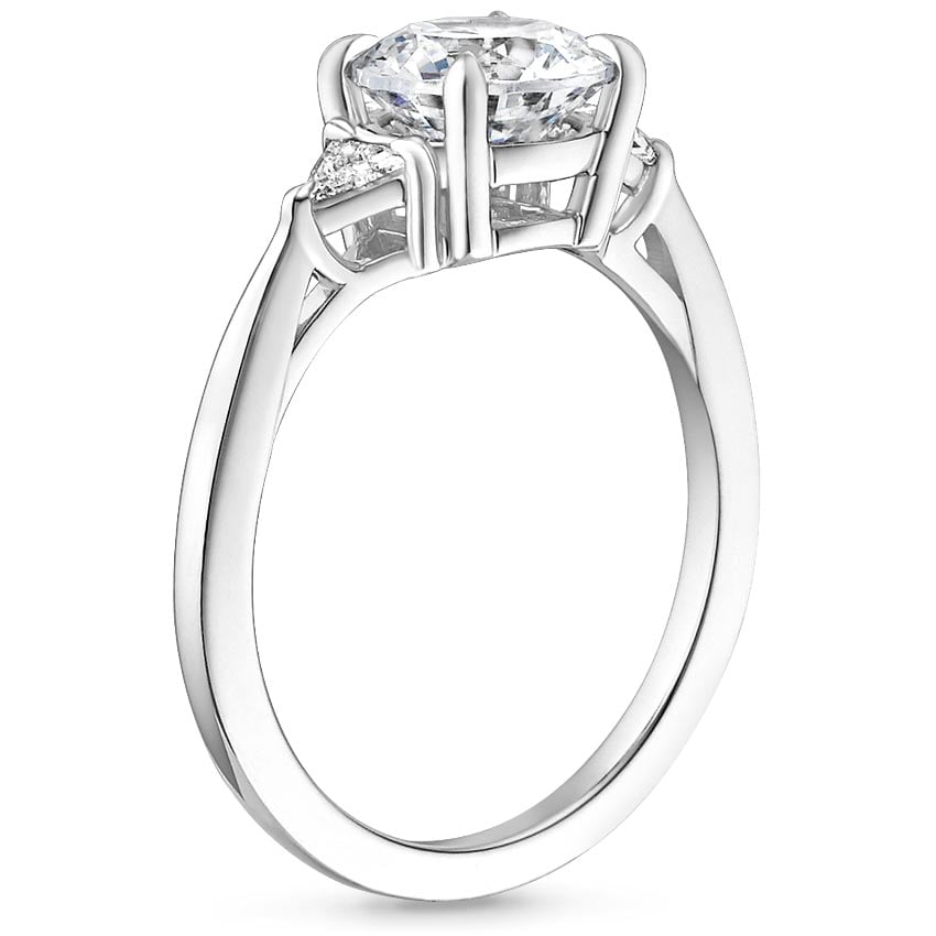 Platinum Esprit Diamond Ring, large side view