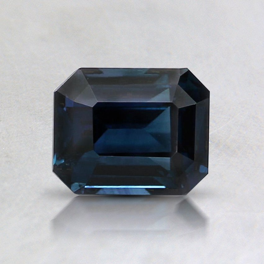 6X4.7mm Unheated Blue Emerald Cut Sapphire