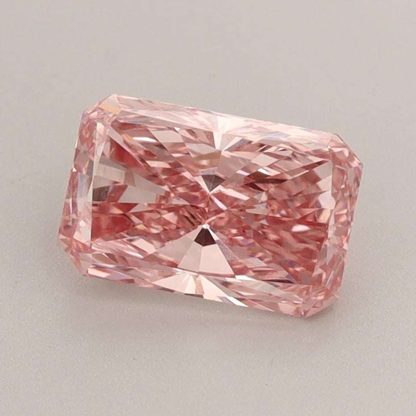 1.37 Ct. Fancy Vivid  Pink Radiant Lab Grown Diamond
