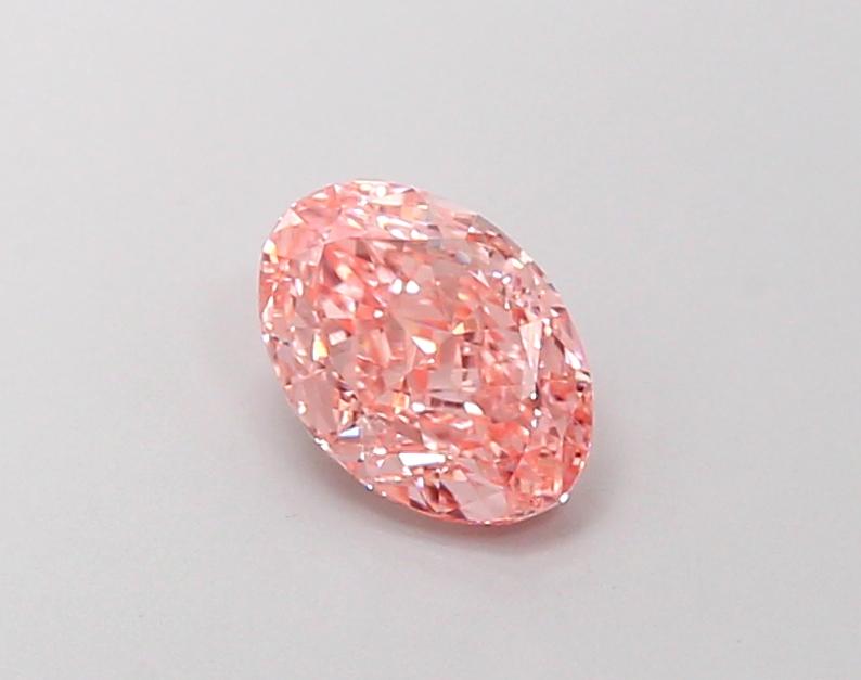 1.03 Ct. Fancy Vivid Pink Oval Lab Grown Diamond