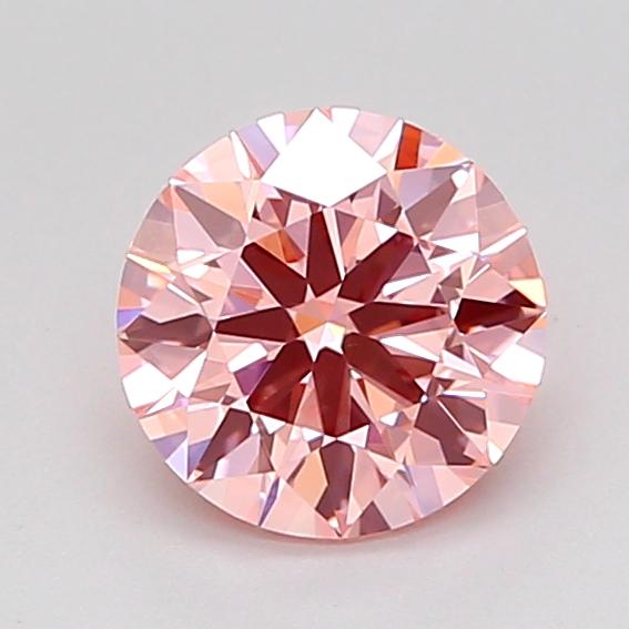 1.00 Ct. Fancy Intense Pink Round Lab Grown Diamond