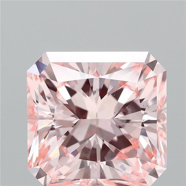 2.53 Ct. Fancy Intense Pink Radiant Lab Grown Diamond