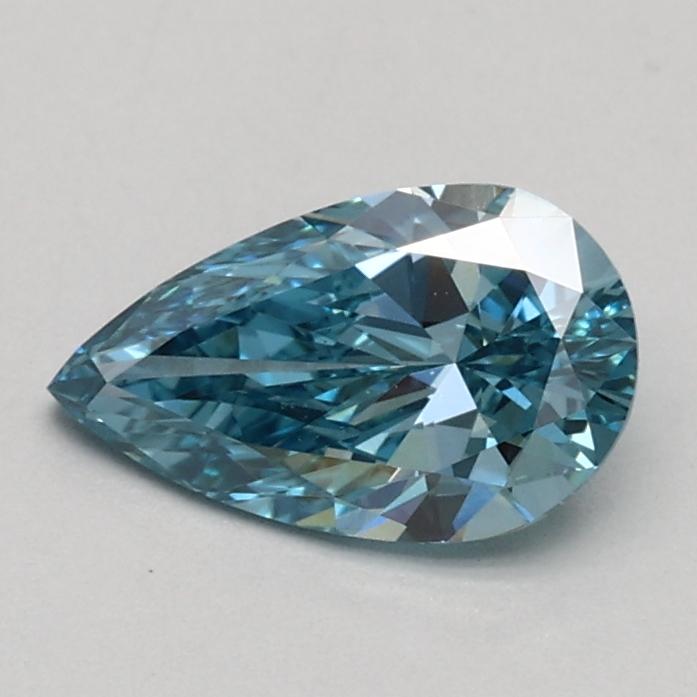 0.50 Ct. Fancy Vivid Blue Pear Lab Grown Diamond
