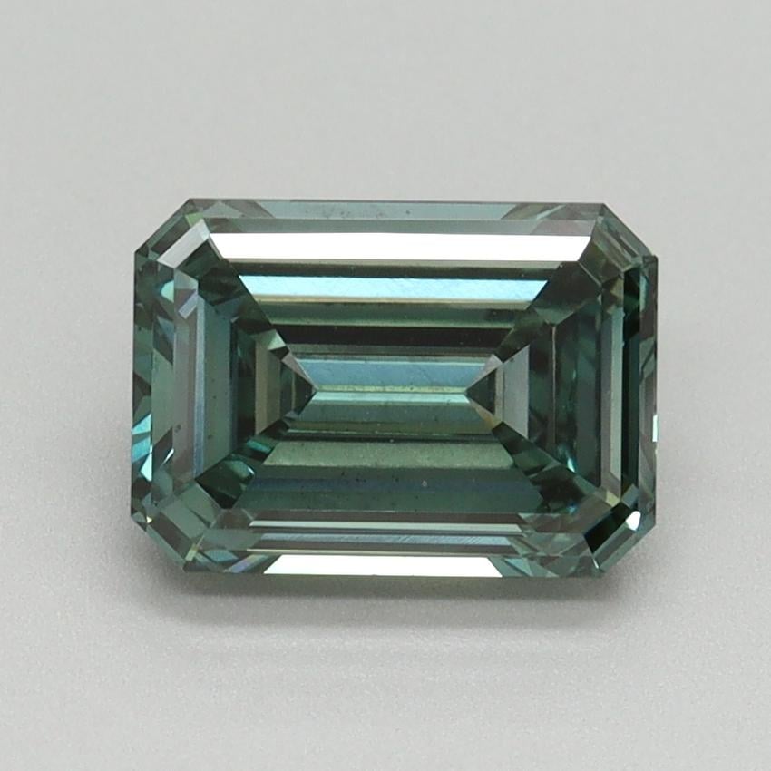1.68 Ct. Fancy Vivid Pacific Green Emerald Lab Grown Diamond