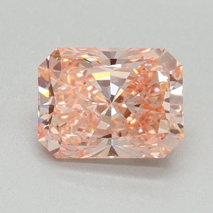1.01 Ct. Fancy Vivid Pink Radiant Lab Grown Diamond