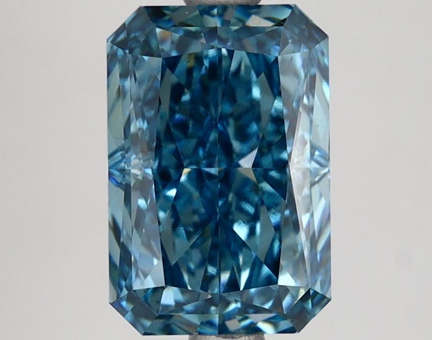 2.50 Ct. Fancy Vivid Blue Radiant Lab Grown Diamond
