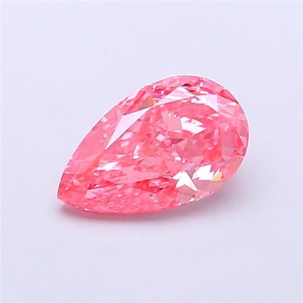 1.00 Ct. Fancy Vivid  Pink Pear Lab Grown Diamond