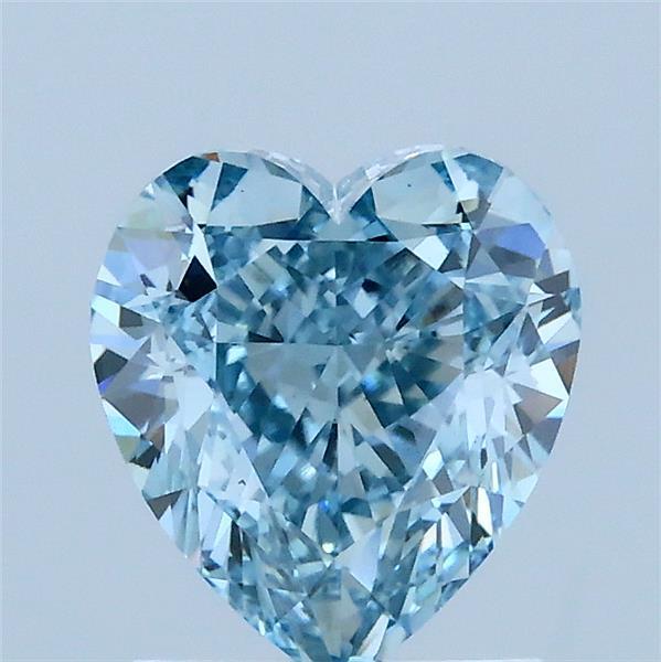 2.04 Ct. Fancy Vivid Blue Heart Lab Grown Diamond