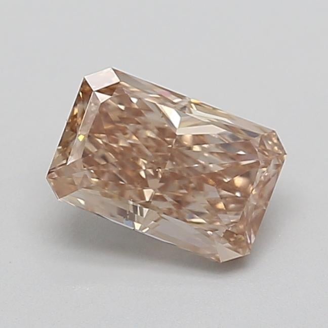 1.04 Ct. Light  Brown Radiant Lab Grown Diamond