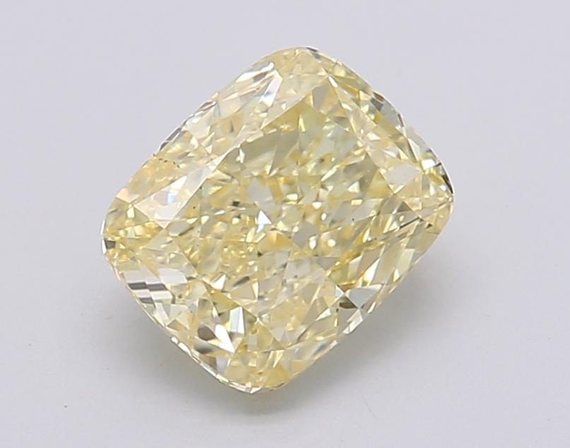 1.77 Ct. Fancy Intense Yellow Cushion Lab Grown Diamond