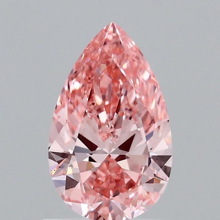 1.00 Ct. Fancy Vivid Pink Pear Lab Grown Diamond