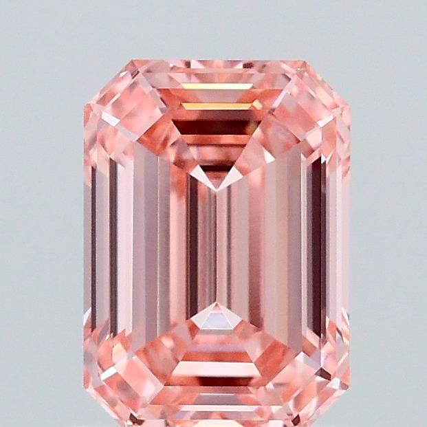 1.31 Ct. Fancy Vivid Pink Emerald Lab Grown Diamond