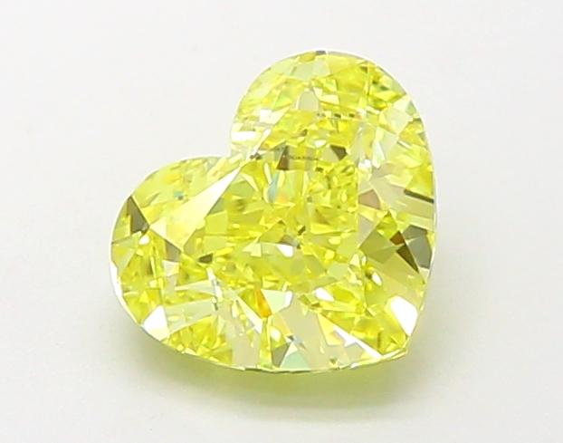 1.56 Ct. Fancy Intense Yellow Heart Lab Grown Diamond